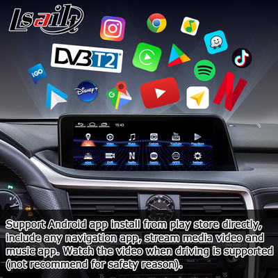 Android 8+128GB Lsailt Lexus Android carplay android auto Ekran do RX350 RX450h RX300 Procesor 2.0 GHz