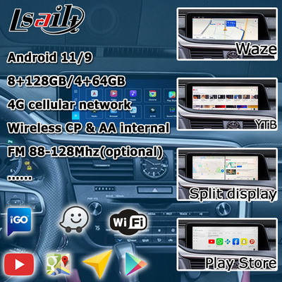 Android 8+128GB Lsailt Lexus Android carplay android auto Ekran do RX350 RX450h RX300 Procesor 2.0 GHz