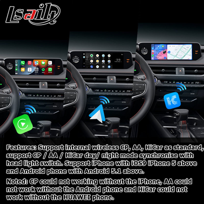 Android Carplay Lexus Ekran dotykowy dla UX200 UX250h DSP Dostosowanie android auto