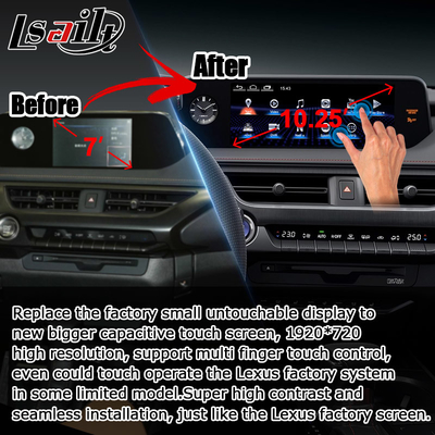 Android Carplay Lexus Ekran dotykowy dla UX200 UX250h DSP Dostosowanie android auto