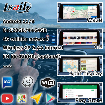 HD 12,3-calowy wyświetlacz Androida do Lexus RX350 RX450h Lsailt Android Auto Carplay