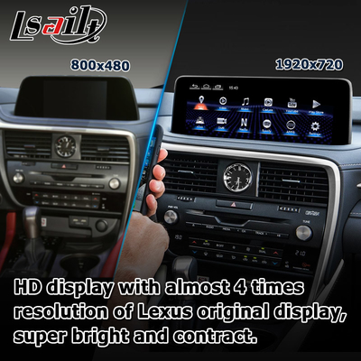 HD 12,3-calowy wyświetlacz Androida do Lexus RX350 RX450h Lsailt Android Auto Carplay