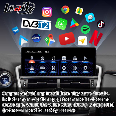 NX300 NX300h Lexus Android duży ekran 10,25 cali Android Carplay ulepszenie