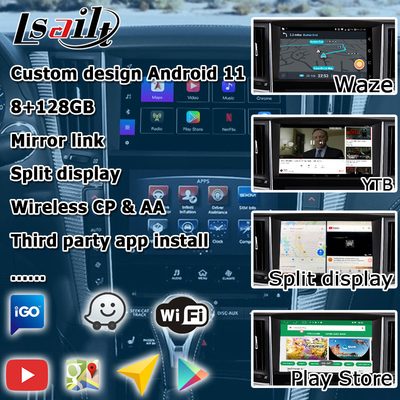 Interfejs GPS carplay, 8+128GB Android 11 interfejs skrzynki nawigacyjnej dla Infiniti Q50 / Q60