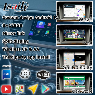 Nissan Pathfinder Andorid 11 Carplay android system nawigacji automatycznej Online nawigacja Video Play