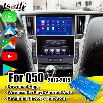 Android 11 Smart Infotainment Module dla Infiniti Q50 2013-2015 Systemy integracji multimedialnej w samochodzie, CarPlay Box