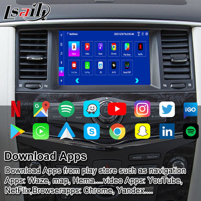 Lsailt 8G Android Multimedia Interface for Nissan Patrol 2020-2023 Google Map, CarPlay, Android Navigation Box, YouTube