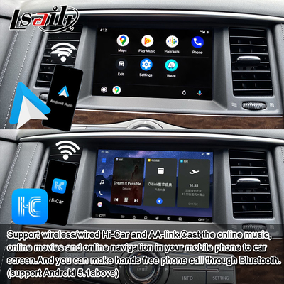 Lsailt Smart Infotainment Module for Nissan Patrol 2017-2019 In-Car Multimedia Integration Systems z włączeniem CarPlay