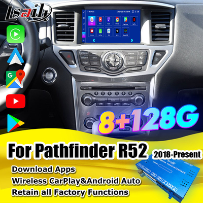 Lsailt 8GB Android Multimedia Interface dla Nissana Pathfinder R52 2018-Patrol Carplay Android Auto Wireless Module