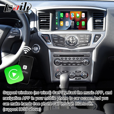 Lsailt 8GB Android Multimedia Interface dla Nissana Pathfinder R52 2018-Patrol Carplay Android Auto Wireless Module