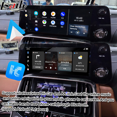 Lsailt Qualcomm Android Video Interface dla Lexus LX600 LX500d RX ES NX 2021- Wspiera YouTube, NetFlix, bezprzewodowe CarPlay