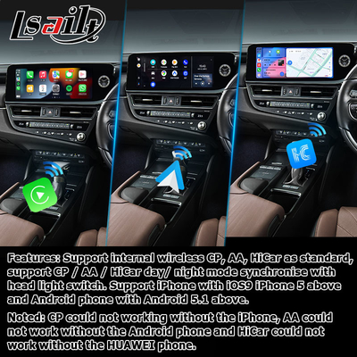 Lexus ES300h ES350 ES250 2023 Android 13 interfejs multimedialny oparty na Qualcomm 6125