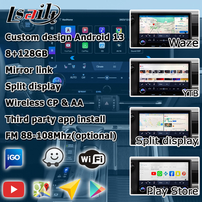 Lexus GX550 GX550h Anroid 13 interfejs wideo na bazie Qualcomm 6125 8+128GB