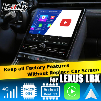 Lexus LBX 2023 przedstawia Android 13 Qualcomm 6125 bazowy 8+128GB interfejs wideo