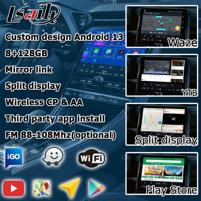 Lexus LBX 2023 przedstawia Android 13 Qualcomm 6125 bazowy 8+128GB interfejs wideo