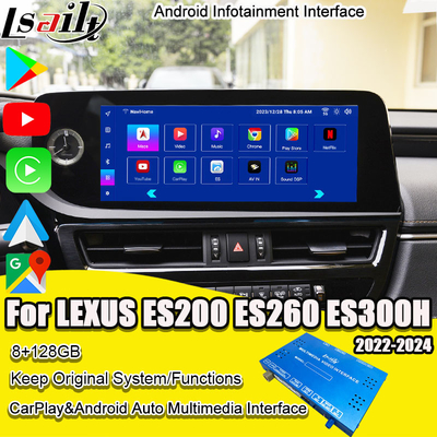 8+128GB Android Infotainment Module dla Lexus ES 2022-2024 RX NX LX GX LS... z YouTube, NetFlix, Google Play, Waze