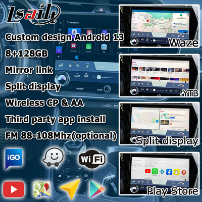 Lexus RZ Android 13 interfejs multimedialny 8+128GB Qualcomm Octa core carplay android auto
