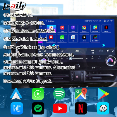 Pin to Pin Android Infotainment Interface dla Lexus GX550 2024 RX NX LX ES Wliczone YouTube, NetFlix, Google Play, Waze