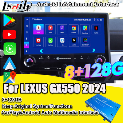 Pin to Pin Android Infotainment Interface dla Lexus GX550 2024 RX NX LX ES Wliczone YouTube, NetFlix, Google Play, Waze