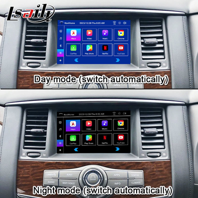 Lsailt 8+128G Android 13 Smart Infotainment Module dla Nissan Patrol Y62 2010-2020 Wliczone bezprzewodowe CarPlay, NetFlix