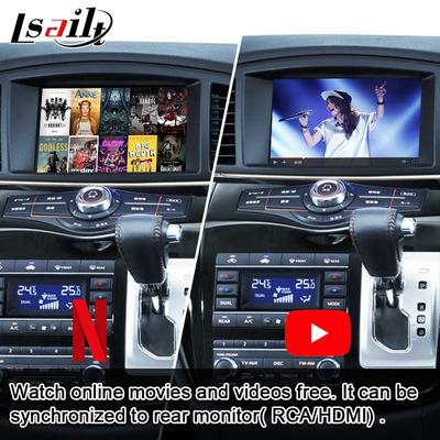 Android 13 8G Android Smart Infotainment Module for Nissan Elgrand E52 2010-Included CarPlay, YouTube, Ekran na oparciu o głowę
