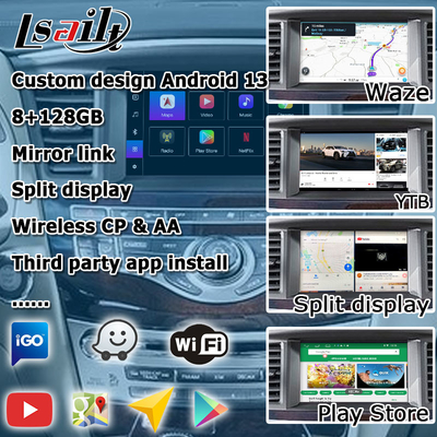 Android 13 interfejs Carplay Box Yandex Navi Dla Infiniti QX60 / JX35 Qualcomm 8+128 system