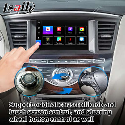 Android 13 interfejs Carplay Box Yandex Navi Dla Infiniti QX60 / JX35 Qualcomm 8+128 system