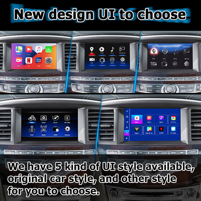 Android 13 interfejs Carplay Box Yandex Navi Dla Infiniti QX60 / JX35 Qualcomm 8+128 system