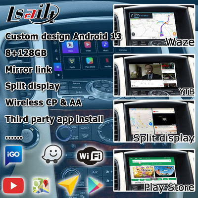 Infiniti QX50 / EX EX35 EX37 Samochód android 13 System interfejsu pudełko z carplay android auto wyświetlacz Lsailt