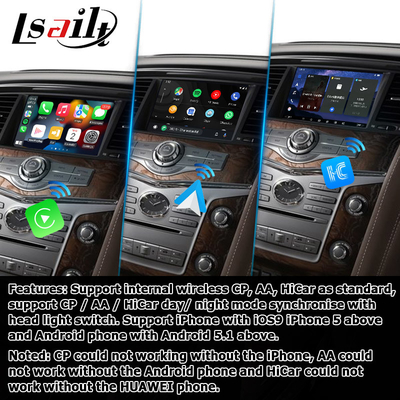 Infiniti QX80 / QX56 Android Auto Carplay Interfejs oparty na Qualcomm 8+128