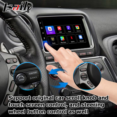 Android 13 8+128 Nawigacja bezprzewodowa carplay Android auto interfejs wideo dla Nissan GT-R GTR R35