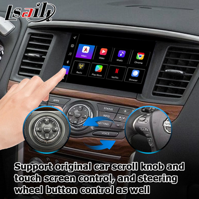 Nissan Pathfinder R52 Android 13 wideo Interfejs bezprzewodowy carplay 8+128 Baza Androida