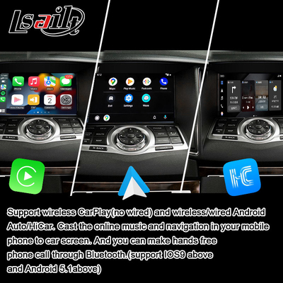 Lsailt 8G CarPlay&Android Video Interface dla Nissan Maxima 09-15 Infiniti G37 z Google, YouTube, NetFlix