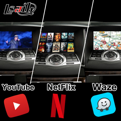 Lsailt 8G CarPlay&Android Video Interface dla Nissan Maxima 09-15 Infiniti G37 z Google, YouTube, NetFlix