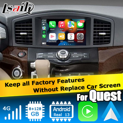 Android 13 System Wireless Carplay Interface For Nissan Quest RE52 Elgrand E52 2011-2020