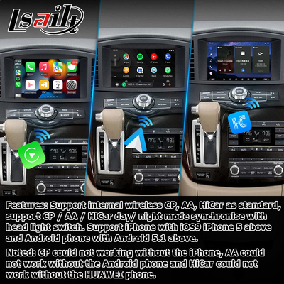 Android 13 System Wireless Carplay Interface For Nissan Quest RE52 Elgrand E52 2011-2020