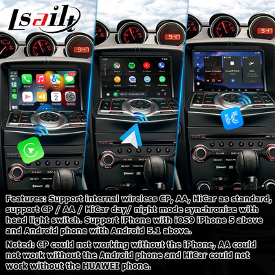 Nissan 370z Z34 Carplay Android auto carplay interfejs Pudełko 8+128 Android 13