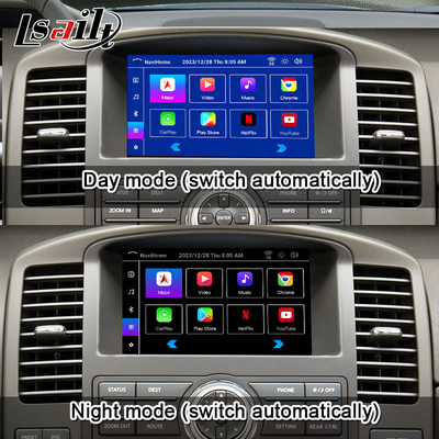 Lsailt Android 13 Inteligentny interfejs rozrywkowy dla Nissan Navara D40, Pathfinder R51 z bezprzewodowym CarPlay, NetFlix