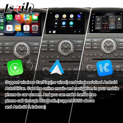 Lsailt Android 13 Inteligentny interfejs rozrywkowy dla Nissan Navara D40, Pathfinder R51 z bezprzewodowym CarPlay, NetFlix