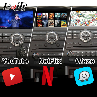 Lsailt Android 13 Inteligentny interfejs rozrywkowy dla Nissan Navara D40, Pathfinder R51 z bezprzewodowym CarPlay, NetFlix