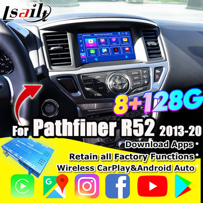 Nissan Multimedia Interface 8G Android 13 Interfejs infotainment dla Pathfinder R52 2013-2020 Armada Patrol z CarPlay