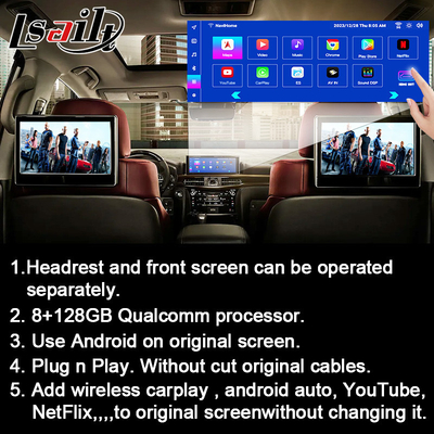Nissan Multmedia Interface dla Teany J32 Murano Quest Patrol Android 13 Moduł rozrywki z NetFlix, YouTube