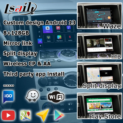 Infiniti G serii Skyline G37 G25 G35 Q40 V36 Android 13 interfejs wideo z carplay android auto