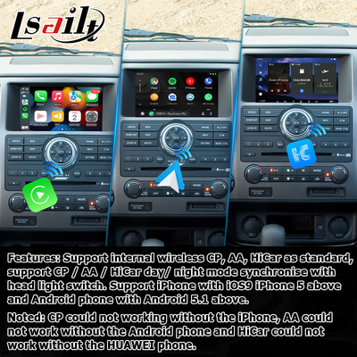 Nissan Armada TA60 w stylu fabrycznym Android multimedialny interfejs wideo, obsługa bezprzewodowa Carplay Android Auto