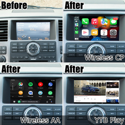 Nissan Armada TA60 w stylu fabrycznym Android multimedialny interfejs wideo, obsługa bezprzewodowa Carplay Android Auto