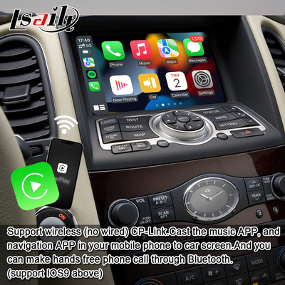 Lsailt 8G Android Infotainment Module dla Infiniti EX QX50 2008-2017 Wliczone bezprzewodowe CarPlay, YouTube, NetFlix