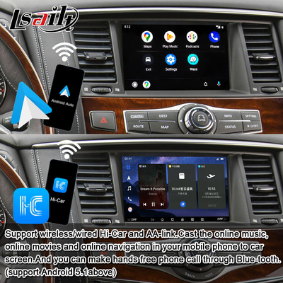 8G Android Infotainment Module dla Infiniti QX80 QX56 Nissan Patrol 20100-2021 Wireless CarPlay Interface, YouTube