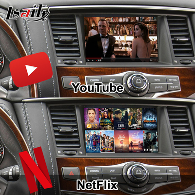 8G Android Infotainment Module dla Infiniti QX80 QX56 Nissan Patrol 20100-2021 Wireless CarPlay Interface, YouTube