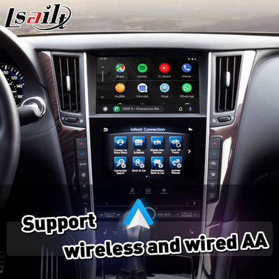 Lsailt CP + AA OEM Integracja Interfejs Carplay dla Infiniti Q50 Q60 Q60S Q50S 2021-obecnie