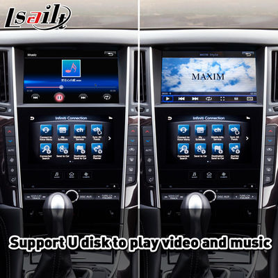 Lsailt CP + AA OEM Integracja Interfejs Carplay dla Infiniti Q50 Q60 Q60S Q50S 2021-obecnie